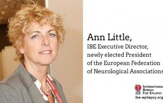 Ann Little, IBE Executive Director, newly elected President of the European Federation of Neurological Associations
